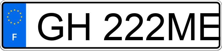 Numer rejestracyjny GH222ME posiada PEUGEOT 307