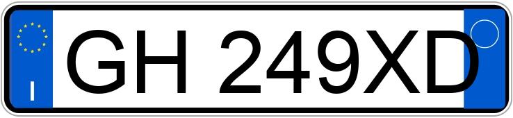 Numer rejestracyjny GH249XD posiada MINI Mini Countrym.