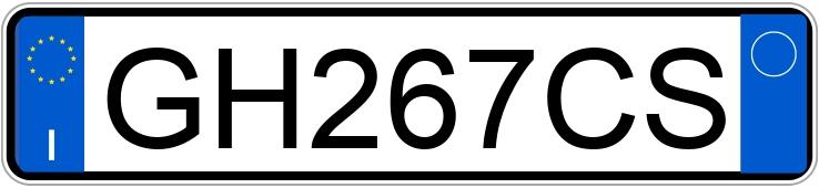 Numer rejestracyjny GH267CS posiada TOYOTA RAV4 3a serie