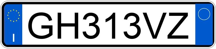 Numer rejestracyjny GH313VZ posiada MG ZS