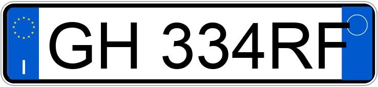 Numer rejestracyjny GH334RF posiada AUDI A4 5a serie