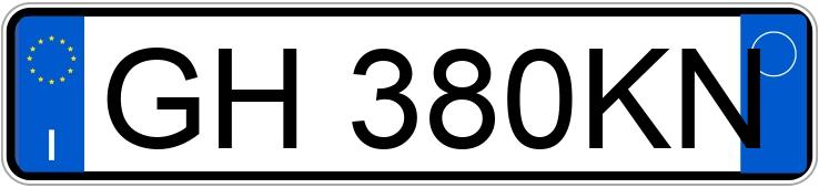 Numer rejestracyjny GH380KN posiada FORD EcoSport