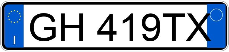 Numer rejestracyjny GH419TX posiada PEUGEOT 208 2a serie