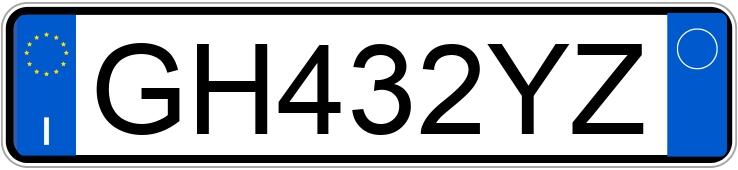 Numer rejestracyjny GH432YZ posiada AUDI Q3