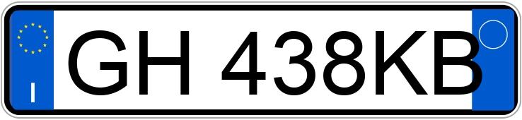 Numer rejestracyjny GH438KB posiada JEEP Renegade