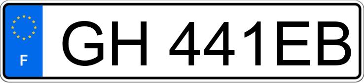 Le numéro d’enregistrement GH441EB a PEUGEOT 2008 II