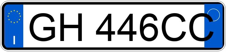 Numer rejestracyjny GH446CC posiada SUBARU XV 2a serie