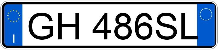 Numer rejestracyjny GH486SL posiada DR dr 6.0