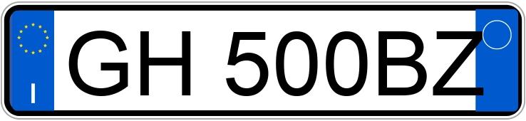 Numer rejestracyjny GH500BZ posiada FIAT Tipo Numer rejestracyjny GH500BZ posiada FIAT Tipo