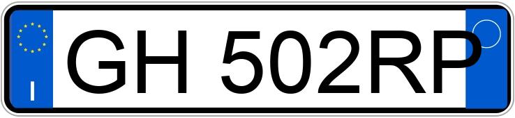 Numer rejestracyjny GH502RP posiada LANCIA Ypsilon 3a serie