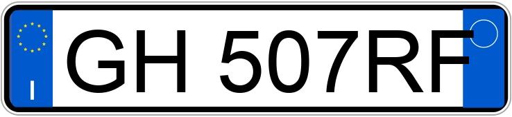 Numer rejestracyjny GH507RF posiada HYUNDAI Kona 1as.