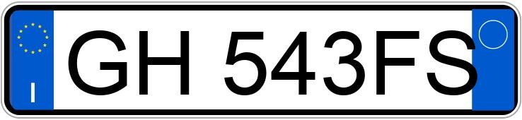 Numer rejestracyjny GH543FS posiada VOLKSWAGEN up!