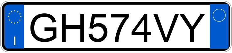 Numer rejestracyjny GH574VY posiada MERCEDES Classe V