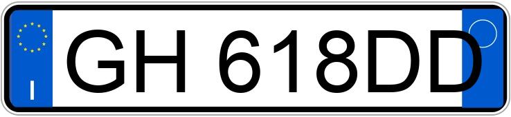 Numer rejestracyjny GH618DD posiada LANCIA Ypsilon 3a serie