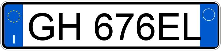 Numer rejestracyjny GH676EL posiada BMW Serie 5