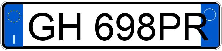 Numer rejestracyjny GH698PR posiada AUDI Q3 2a serie Numer rejestracyjny GH698PR posiada AUDI Q3 2a serie