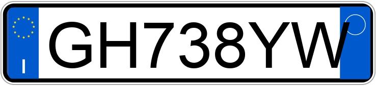 Numer rejestracyjny GH738YW posiada VOLKSWAGEN Polo 6a serie