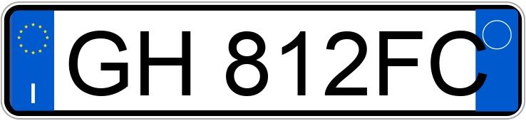 Numer rejestracyjny GH812FC posiada LANCIA Ypsilon 3a serie