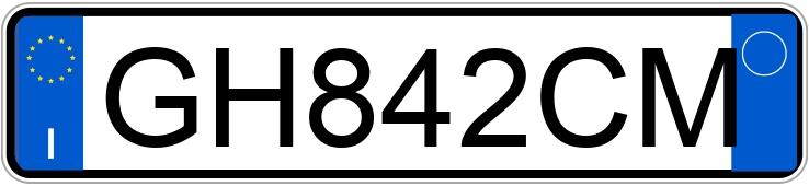 Numer rejestracyjny GH842CM posiada AUDI A3 4a serie Numer rejestracyjny GH842CM posiada AUDI A3 4a serie