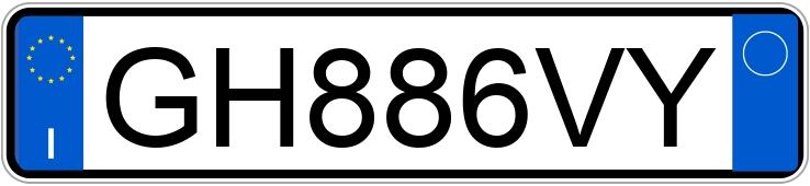 Numer rejestracyjny GH886VY posiada MERCEDES Classe A