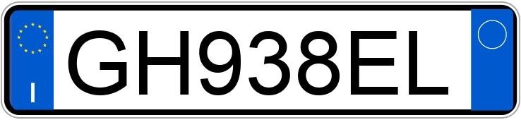 Numer rejestracyjny GH938EL posiada LANCIA Ypsilon 3a serie