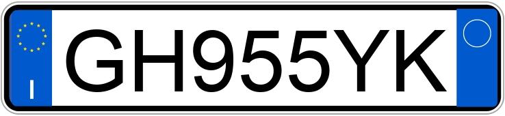 Numer rejestracyjny GH955YK posiada AUDI Q5 2a serie