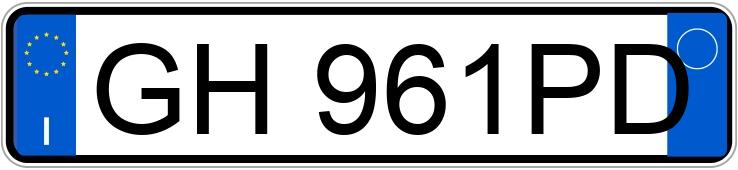 Numer rejestracyjny GH961PD posiada VOLKSWAGEN Polo 6a serie