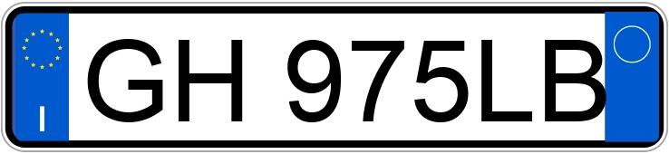 Numer rejestracyjny GH975LB posiada LANCIA Ypsilon 2a serie Numer rejestracyjny GH975LB posiada LANCIA Ypsilon 2a serie