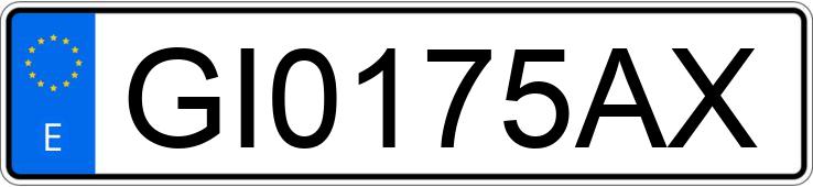 Numer rejestracyjny GI0175AX posiada RENAULT TWINGO