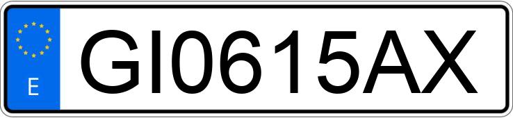 Numer rejestracyjny GI0615AX posiada NISSAN TERRANO II