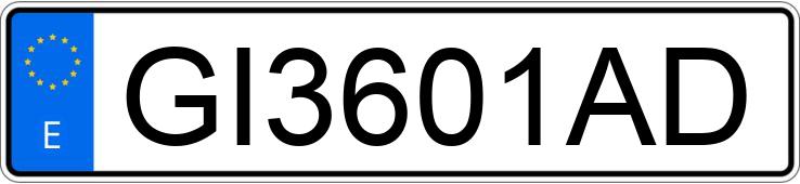 Numer rejestracyjny GI3601AD posiada NISSAN PATROL