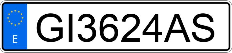Numer rejestracyjny GI3624AS posiada LADA NIVA