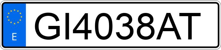 Numer rejestracyjny GI4038AT posiada SUZUKI VITARA