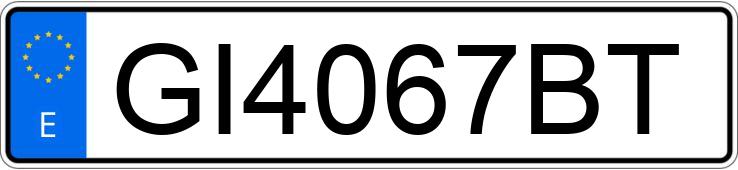 Numer rejestracyjny GI4067BT posiada FIAT-IVECO 35.12 CHASIS CABINA DE 3600