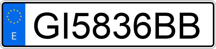 Numer rejestracyjny GI5836BB posiada TOYOTA CELICA