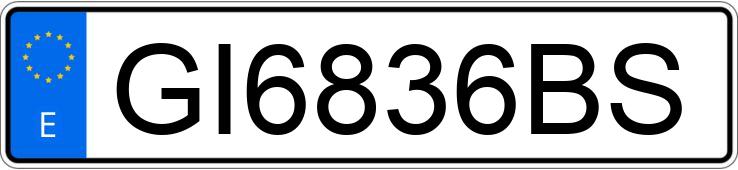 Numer rejestracyjny GI6836BS posiada AUDI A3 Numer rejestracyjny GI6836BS posiada AUDI A3