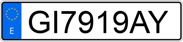 Numer rejestracyjny GI7919AY posiada FORD FIESTA 1.1 C Numer rejestracyjny GI7919AY posiada FORD FIESTA 1.1 C