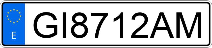 Numer rejestracyjny GI8712AM posiada BMW SERIE 3