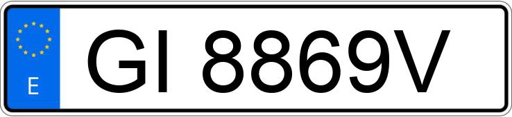 Numer rejestracyjny GI8869V posiada RENAULT 5