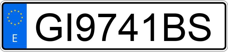 Numer rejestracyjny GI9741BS posiada BMW F 650