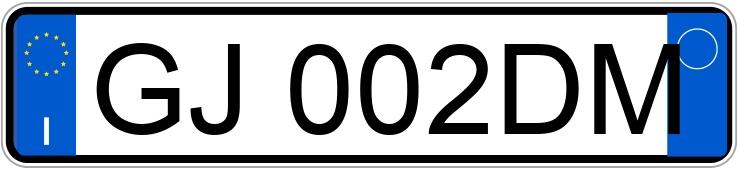 Numer rejestracyjny GJ002DM posiada TOYOTA Auris