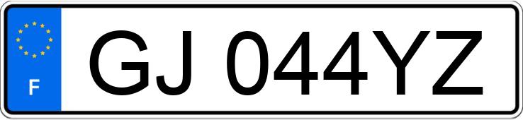 Numer rejestracyjny GJ044YZ posiada VOLKSWAGEN GOLF VII