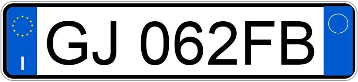 Numer rejestracyjny GJ062FB posiada LANCIA Ypsilon 3a serie