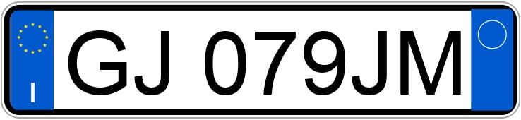 Numer rejestracyjny GJ079JM posiada VOLKSWAGEN Golf 8a serie