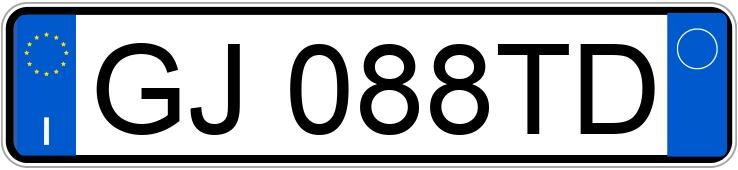 Numer rejestracyjny GJ088TD posiada FIAT 500X