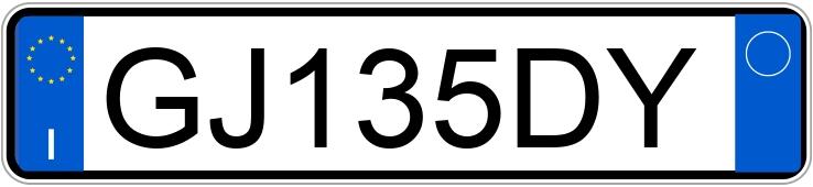 Numer rejestracyjny GJ135DY posiada TOYOTA RAV4 3a serie