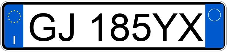 Numer rejestracyjny GJ185YX posiada PORSCHE Macan