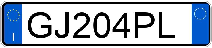 Numer rejestracyjny GJ204PL posiada JEEP Renegade