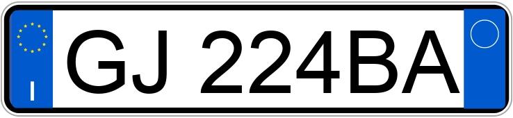 Numer rejestracyjny GJ224BA posiada RENAULT Clio 5a serie