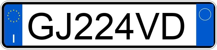 Numer rejestracyjny GJ224VD posiada OPEL Corsa 6a serie Numer rejestracyjny GJ224VD posiada OPEL Corsa 6a serie